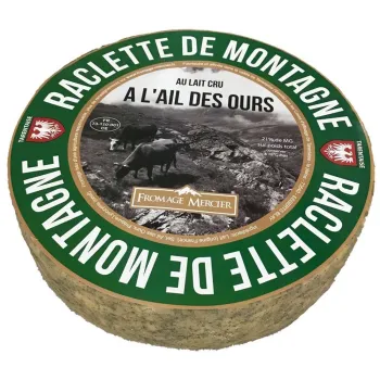 Raclette à l'ail des ours fermière - Maison Mercier