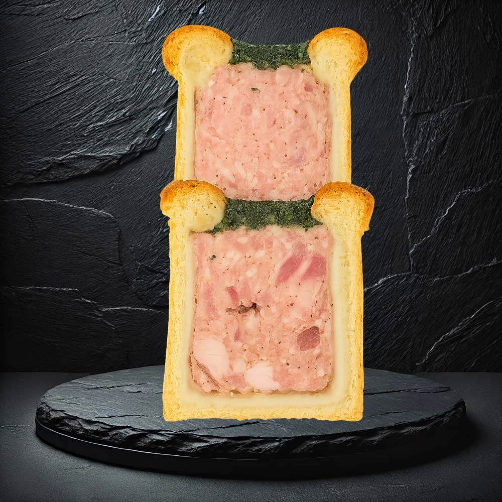 Pâté en croûte des Alpages – 2 tranches maison à la savoyarde | Maison Mercier