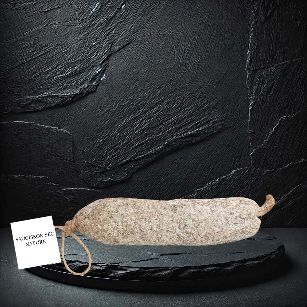 Saucisson Sec Nature Pur Porc – Maison de Jastres (300 g)