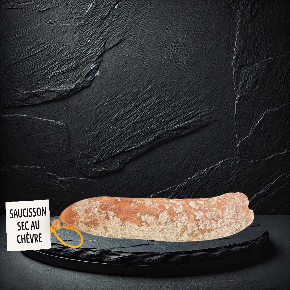 Saucisson sec au Picodon AOP – Fromage de chèvre | 200 g artisanal