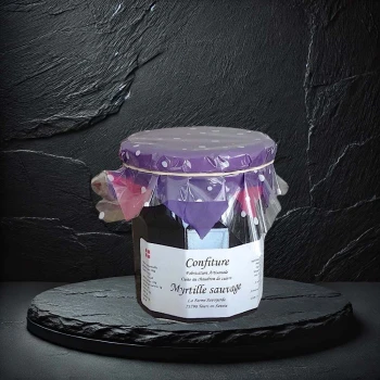 Confiture Artisanale de Myrtilles Sauvages