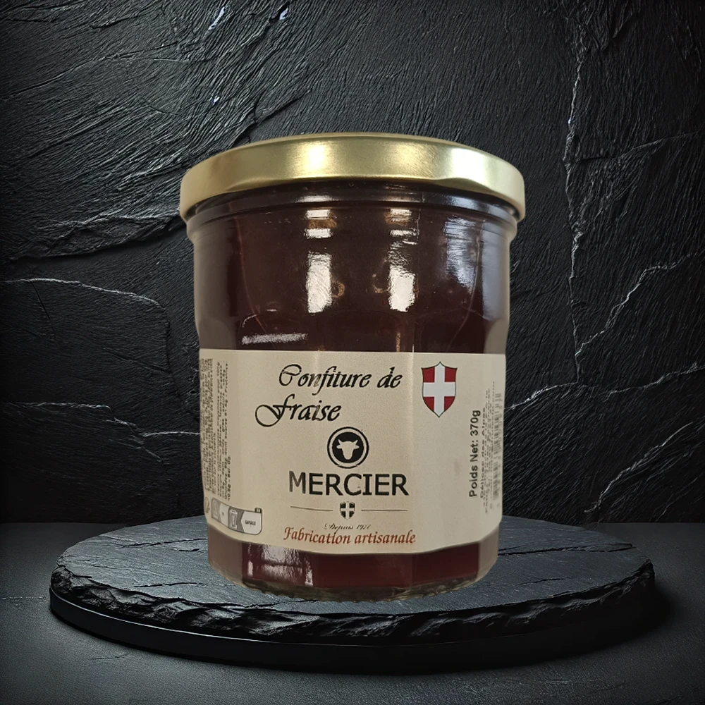 Confiture artisanale de fraises – Sélection Maison Mercier