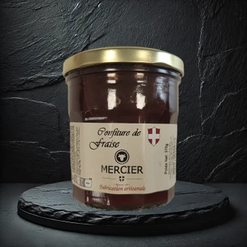 Confiture artisanale de fraises – Sélection Maison Mercier