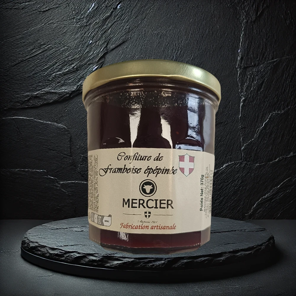 Confiture de framboise épépinée – Sélection Maison Mercier