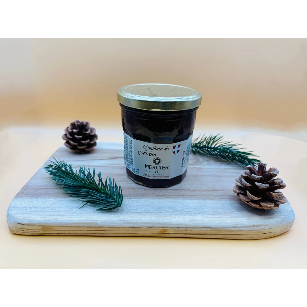 Confiture artisanale de fraises – Sélection Maison Mercier