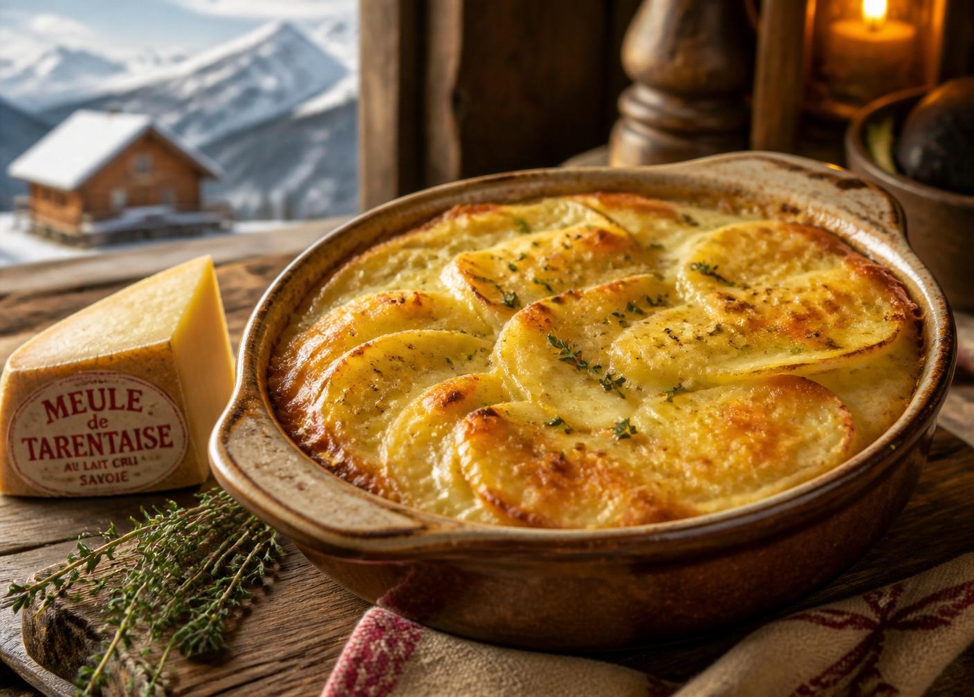 Gratin savoyard gourmand à la Meule de Tarentaise